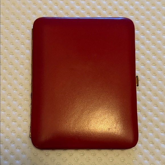 Le Tanneur Accessories - French Vintage Le Tanneur Red Photo Momento Case